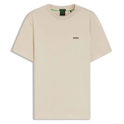 тениска,мъжки,тениски,дамски,тениски,boss,50506373,green,short,sleeve,t,shirt,beige,(light,beige)