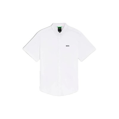 риза,с,къс,ръкав,дамски,ризи,мъжки,ризи,boss,motion,10263169,short,sleeve,shirt,white,(white)