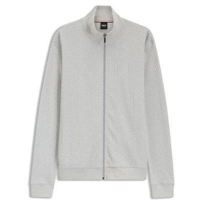 блуза,мъжки,пуловери,boss,structure,10269578,full,zip,sweatshirt,grey,(light,pastel,grey)