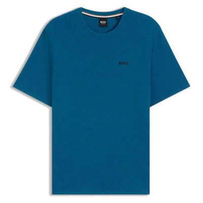 тениска,мъжки,пижами,boss,waffle,10269584,short,sleeve,pyjama,t,shirt,blue,(open,blue)