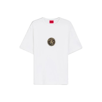 тениска,мъжки,тениски,дамски,тениски,hugo,dobul,10279195,t,shirt,white,(white)