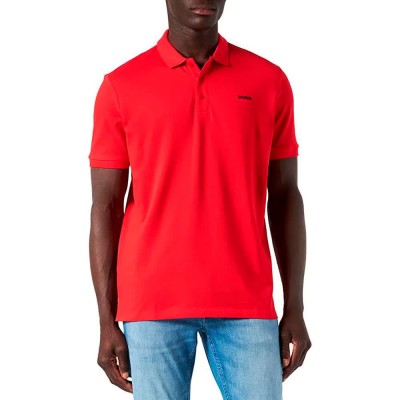 дамски,блузи,с,яка,мъжки,блузи,с,яка,hugo,donos,short,sleeve,polo,red,(open,pink)