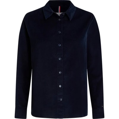 риза,с,дълъг,ръкав,дамски,ризи,мъжки,ризи,tommy,hilfiger,ww0ww43563,long,sleeve,shirt,blue,(desert,sky)