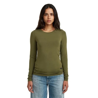 тениска,мъжки,тениски,дамски,тениски,g,star,2ns,skin,super,slim,fit,long,sleeve,t,shirt,green,(shadow,olive)
