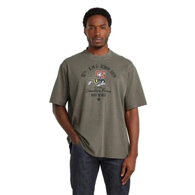 тениска,мъжки,тениски,дамски,тениски,g,star,angry,bee,loose,fit,short,sleeve,t,shirt,green,grey,(turf,gd)