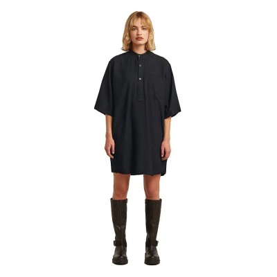 рокля,дамски,поли,и,рокли,g,star,d28402,e393,3,4,sleeve,dress,black,(dark,black,gd)