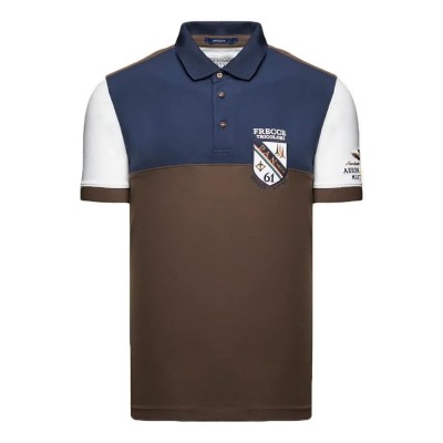 дамски,блузи,с,яка,мъжки,блузи,с,яка,aeronautica,militare,261po1915up00191,short,sleeve,polo,brown,(chestnut,brown,blue,navy,off,white)
