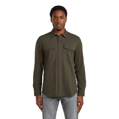 риза,с,дълъг,ръкав,дамски,ризи,мъжки,ризи,g,star,marine,long,sleeve,shirt,green,(asfalt)