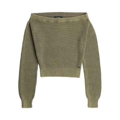 блуза,мъжки,пуловери,дамски,пуловери,g,star,off,shoulder,sweater,green,(turf,gd)