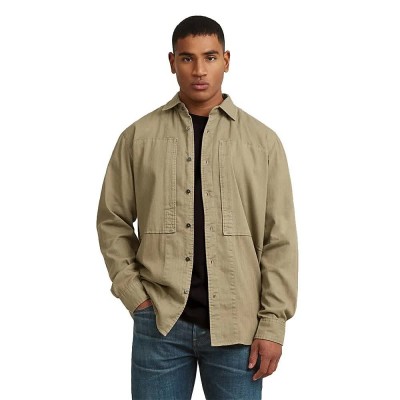 риза,с,къс,ръкав,дамски,ризи,мъжки,ризи,g,star,panelled,pocket,regular,short,sleeve,shirt,beige,(safari,gd)