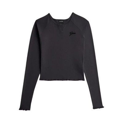 тениска,мъжки,тениски,дамски,тениски,g,star,script,cropped,super,slim,fit,long,sleeve,t,shirt,black,(shadow)