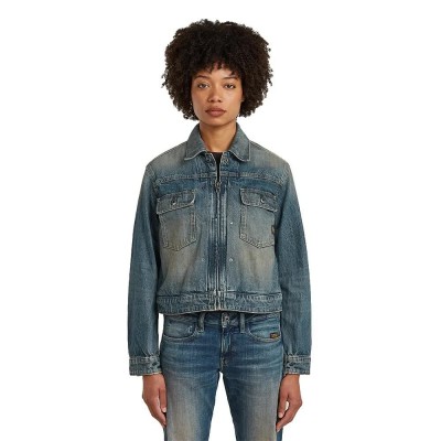 яке,мъжки,якета,дамски,якета,и,палта,g,star,shrunken,boxy,fit,jacket,blue,(antique,blueschist)