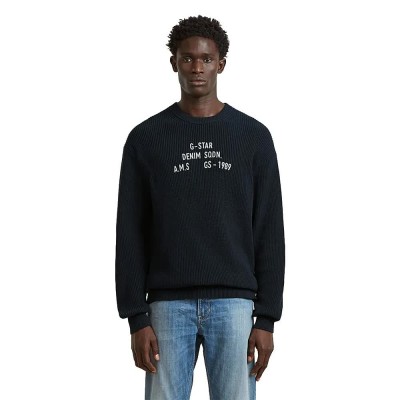 блуза,мъжки,пуловери,дамски,пуловери,g,star,stencil,sweater,blue,(salute)
