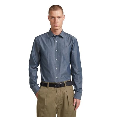 риза,с,дълъг,ръкав,дамски,ризи,мъжки,ризи,g,star,the,hendrik,slim,fit,long,sleeve,shirt,blue,(sartho,blue,white)