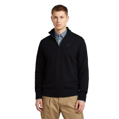 блуза,мъжки,пуловери,дамски,пуловери,g,star,the,olivier,half,zip,sweater,black,(dark,black)