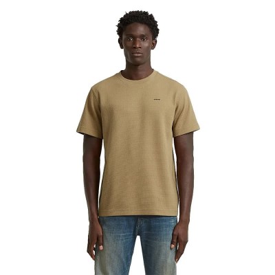 тениска,мъжки,тениски,дамски,тениски,g,star,true,structured,short,sleeve,t,shirt,brown,(safari)