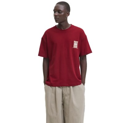 тениска,мъжки,тениски,дамски,тениски,jack,&,jones,argos,back,print,short,sleeve,t,shirt,red,(tibetan,red)