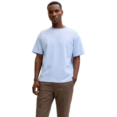 тениска,мъжки,тениски,дамски,тениски,jack,&,jones,blaethan,logo,short,sleeve,t,shirt,blue,(chambray,blue)