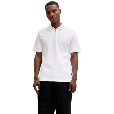 дамски,блузи,с,яка,мъжки,блузи,с,яка,jack,&,jones,blaethan,zip,short,sleeve,polo,white,(bright,white)