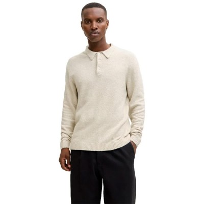 блуза,мъжки,пуловери,jack,&,jones,blamaverick,sweater,beige,(silver,lining,polo)