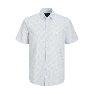 риза,с,къс,ръкав,дамски,ризи,мъжки,ризи,jack,&,jones,blasummer,linen,print,short,sleeve,shirt,white,(cashmere,blue,slimfit)
