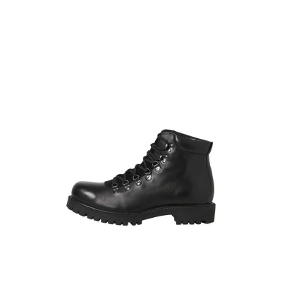 обувки,мъжки,боти,jack,&,jones,damian,leather,boots,black,(anthracite)