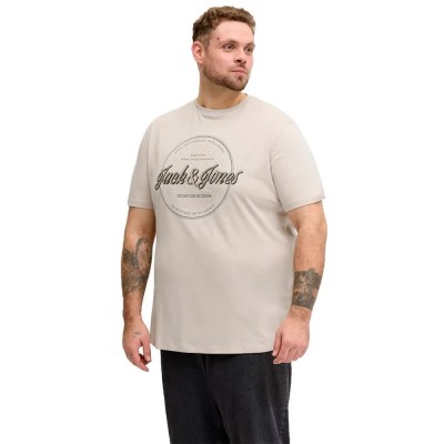 тениска,мъжки,тениски,дамски,тениски,jack,&,jones,edover,denim,short,sleeve,t,shirt,beige,(moonbeam)