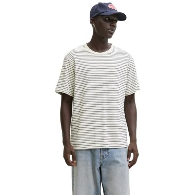 тениска,мъжки,тениски,дамски,тениски,jack,&,jones,edover,striped,short,sleeve,t,shirt,white,(antique,white)