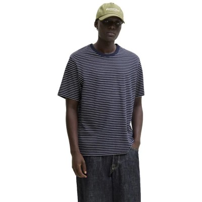 тениска,мъжки,тениски,дамски,тениски,jack,&,jones,edover,striped,short,sleeve,t,shirt,blue,(navy,blazer)