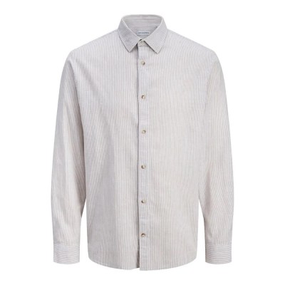 риза,с,дълъг,ръкав,дамски,ризи,мъжки,ризи,jack,&,jones,esummer,linen,blend,long,sleeve,shirt,grey,(crockery,stripes)