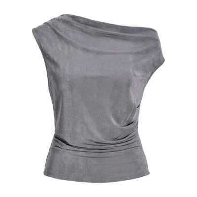 тениска,мъжки,тениски,дамски,тениски,jack,&,jones,eva,asym,shine,jjxx,sleeveless,t,shirt,grey,(gray,flannel)