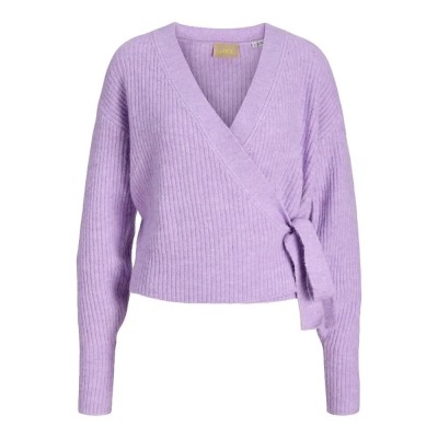 блуза,дамски,пуловери,дамски,плетени,дрехи,jack,&,jones,evi,wrap,knit,jjxx,sweater,pink,(purple,rose)