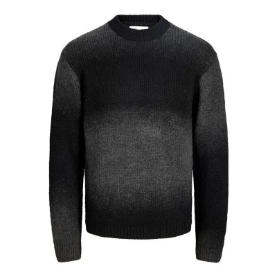 блуза,мъжки,пуловери,дамски,пуловери,jack,&,jones,fade,space,dye,sweater,black,(asphalt,phantom)
