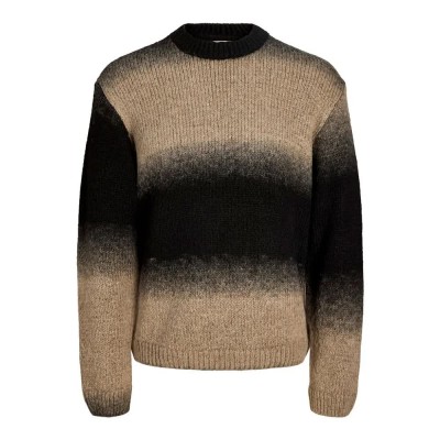 блуза,мъжки,пуловери,jack,&,jones,fade,space,dye,sweater,brown,(crockery,after,dark)