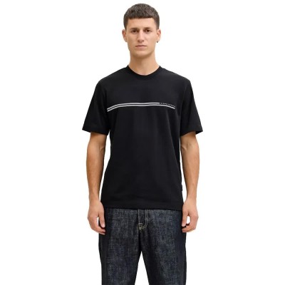тениска,мъжки,тениски,дамски,тениски,jack,&,jones,fusion,chest,brand,short,sleeve,t,shirt,black,(black)