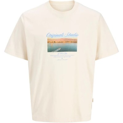 тениска,мъжки,тениски,дамски,тениски,jack,&,jones,norrebro,photo,short,sleeve,t,shirt,beige,(antique,white)