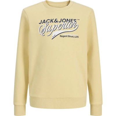 блуза,мъжки,пуловери,jack,&,jones,logo,sweatshirt,yellow,(sunlight)