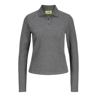 дамски,блузи,с,яка,мъжки,блузи,с,яка,jack,&,jones,olivia,jjxx,long,sleeve,polo,grey,(dark,grey,melange)