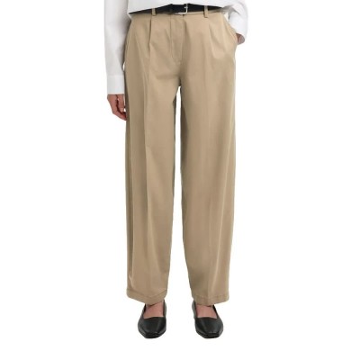 панталони,дамски,панталони,selected,barrel,mille,high,waist,pants,beige,(greige)
