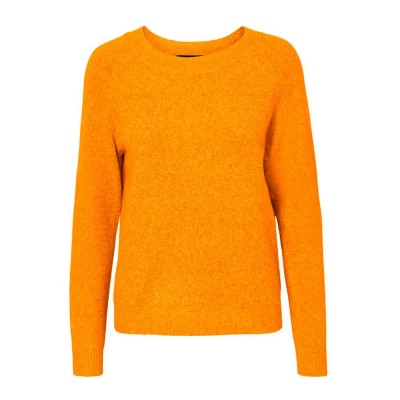 блуза,мъжки,пуловери,дамски,пуловери,vero,moda,doffy,sweater,orange,(spicy,mustard,melange)