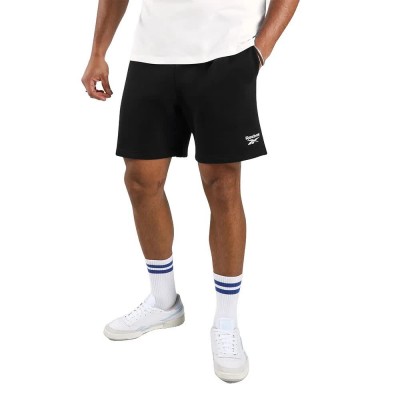 поларени,къси,панталони,мъжки,панталони,дамски,панталони,reebok,marcus,small,logo,fleece,shorts,black,(black)
