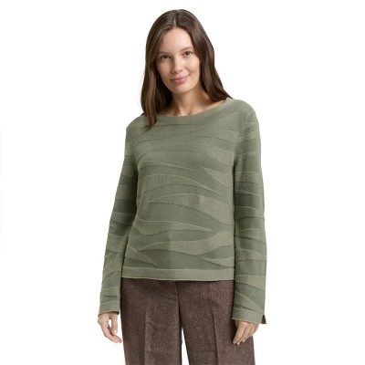 блуза,мъжки,пуловери,дамски,пуловери,tom,tailor,1049191,sweater,green,(green,wave,knit,design)