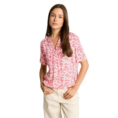 дамски,блузи,tom,tailor,1049796,short,sleeve,blouse,pink,(coral,pink,ginkgo,minimal)