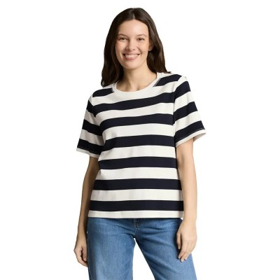 тениска,мъжки,тениски,дамски,тениски,tom,tailor,1050426,short,sleeve,t,shirt,white,blue,(white,navy,bold,stripe)