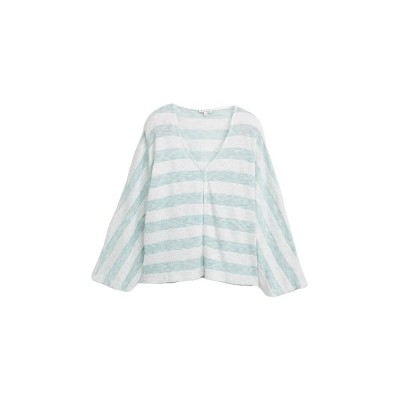 жилетка,мъжки,пуловери,дамски,пуловери,tom,tailor,1050453,cardigan,blue,(white,mint,stripe)