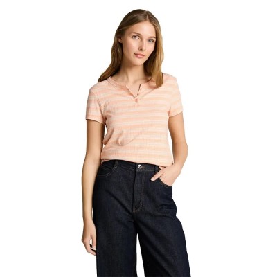 тениска,мъжки,тениски,дамски,тениски,tom,tailor,1050519,short,sleeve,t,shirt,orange,(apricot,white,gradient,stripe)