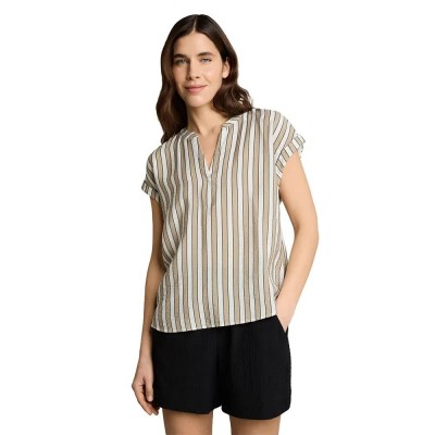 дамски,блузи,tom,tailor,1051083,blouse,beige,(olive,white,irregular,stripe)