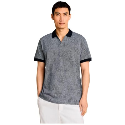 дамски,блузи,с,яка,мъжки,блузи,с,яка,tom,tailor,1051176,short,sleeve,polo,grey,(navy,leaf,jacquard,design)