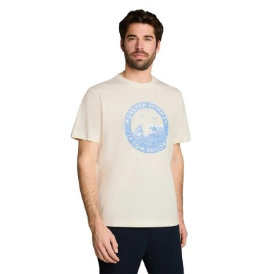 тениска,мъжки,тениски,дамски,тениски,tom,tailor,1051497,short,sleeve,t,shirt,beige,(gardenia,white)