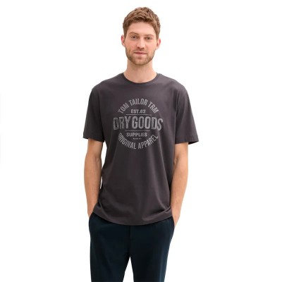 тениска,мъжки,тениски,дамски,тениски,tom,tailor,printed,1034536,short,sleeve,t,shirt,grey,(tarmac,grey)